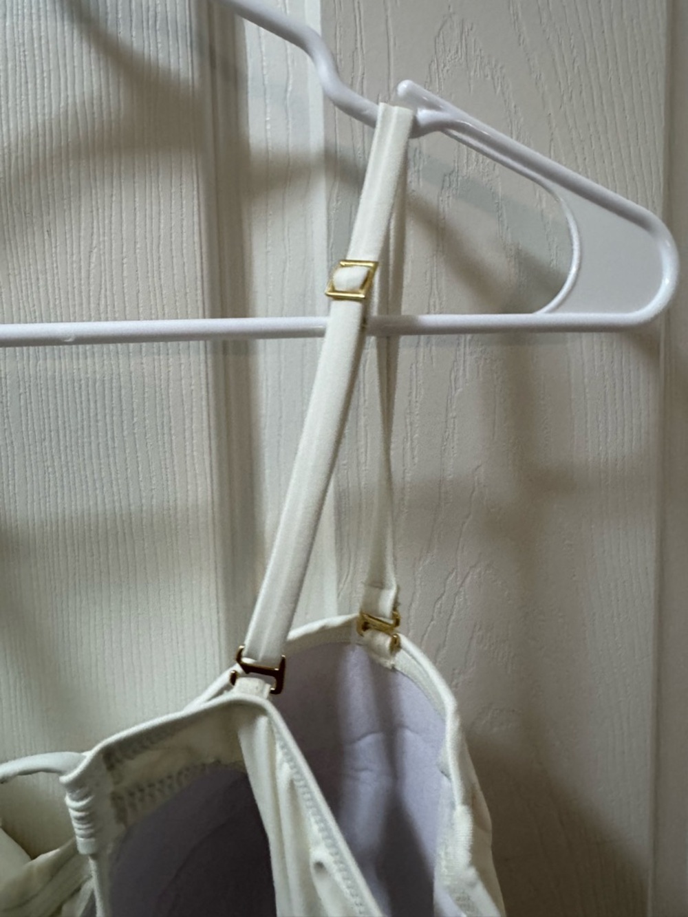 La Blanca Island Goddess Shirred Bandeau One Piece - Ivory size 12 - Picture 11 of 15